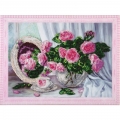 Набор для вышивания бисером Color-KIT "Розовые розы" 